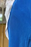 Made in Italy Plisse Wide Leg Pant Lapis